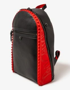 Christian Louboutin Accessories Backparis Black Leather Backpack