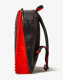 Christian Louboutin Accessories Backparis Black Leather Backpack