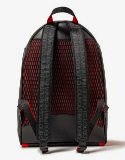 Christian Louboutin Accessories Backparis Black Leather Backpack