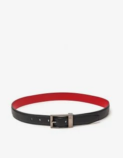 Christian Louboutin Accessories Bizbelt Empire Leather Black Belt