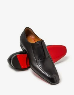 Christian Louboutin Black Lafitte On Oxford Shoes