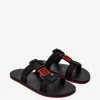Christian Louboutin Black Surf Sandals