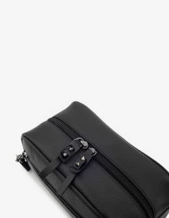 Promo ❤️ Christian Louboutin Accessories Blaster Black Grain Leather Travel Case 😀 12 Christian Louboutin Accessories Blaster Black Grain Leather Travel Case