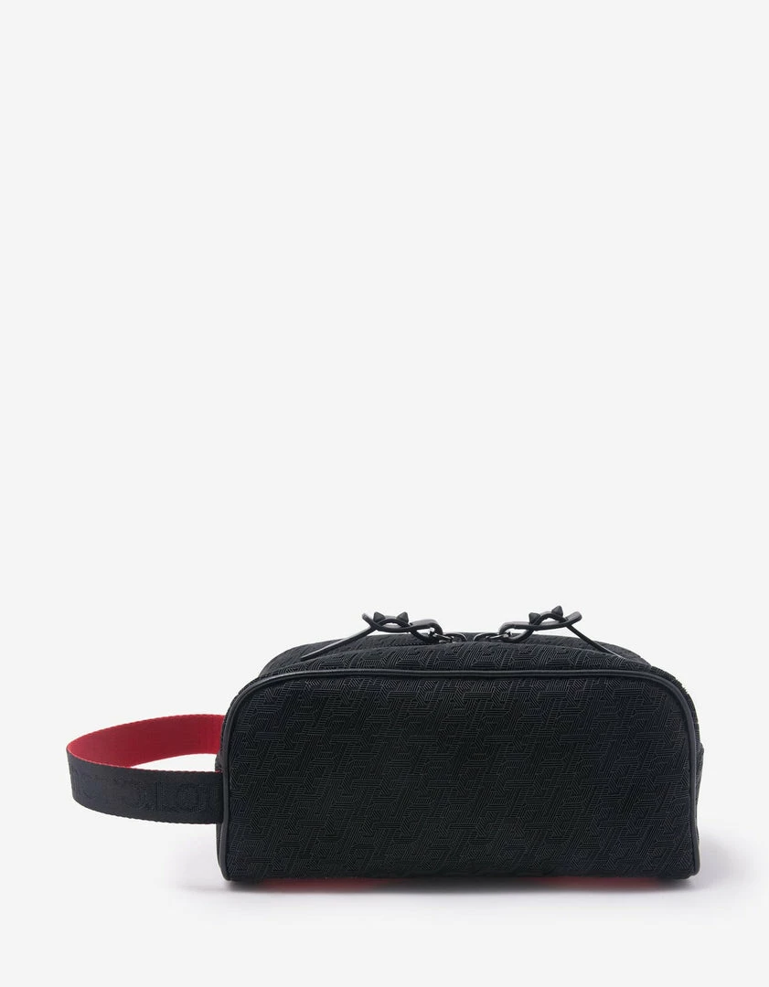 Outlet ๐ Christian Louboutin Blaster CL Logo Jacquard Travel Case โจ 5 Christian Louboutin Blaster CL Logo Jacquard Travel Case