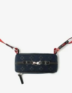 Christian Louboutin Blaster Crossbody Navy Blue Loubinthesky Bag