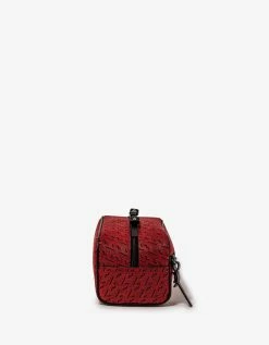 Brand new ๐ Christian Louboutin Blaster Red CL Logo Jacquard Travel Case ๐ 16 Christian Louboutin Blaster Red CL Logo Jacquard Travel Case