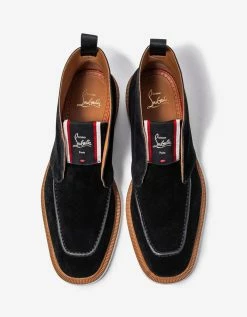 Hot Sale π€© Christian Louboutin Citycrepe Black Suede Ankle π₯Ύ Boots π 12 Christian Louboutin Citycrepe Black Suede Ankle Boots