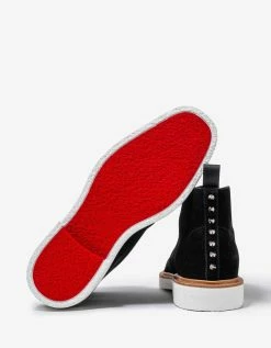 Hot Sale π€© Christian Louboutin Citycrepe Black Suede Ankle π₯Ύ Boots π 13 Christian Louboutin Citycrepe Black Suede Ankle Boots