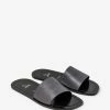 Christian Louboutin Coolraoul Grey Leather Slide Sandals