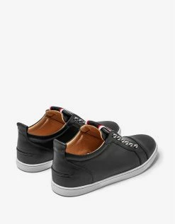 Christian Louboutin F.A.V Fique A Vontade Black Leather Trainers