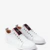Christian Louboutin F.A.V Fique A Vontade White Leather Trainers