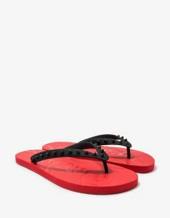 Christian Louboutin Loubi Flip Red Sandals