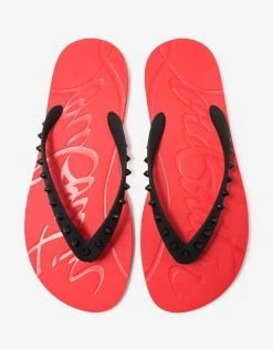 Christian Louboutin Loubi Flip Red Sandals