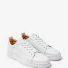 Christian Louboutin Louis Junior White Leather Trainers