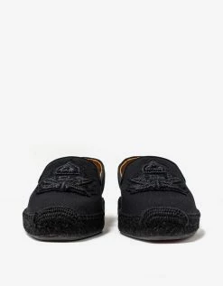 Christian Louboutin Nanou Max Black Espadrilles