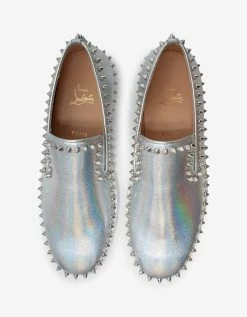 Coupon ๐ Christian Louboutin Pik Boat Silver ๐งฅ Coated Canvas Trainers ๐ฅฐ 12 Christian Louboutin Pik Boat Silver Coated Canvas Trainers