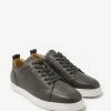Christian Louboutin Rantulow Grey Grain Leather Trainers