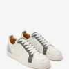 Christian Louboutin Rantulow Orlato Flat White Multicolour Grain Leather Trainers