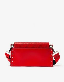 Christian Louboutin Red Wallstrap Techno CL Messenger Bag Accessories