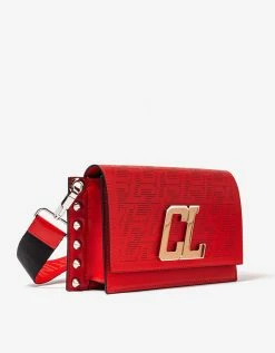Christian Louboutin Red Wallstrap Techno CL Messenger Bag Accessories