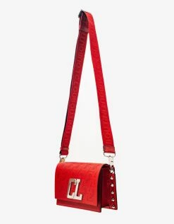 Christian Louboutin Red Wallstrap Techno CL Messenger Bag Accessories