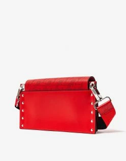 Christian Louboutin Red Wallstrap Techno CL Messenger Bag Accessories