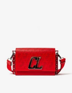 Christian Louboutin Red Wallstrap Techno CL Messenger Bag Accessories