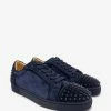 Christian Louboutin Seavaste 2 Orlato Blue Suede Trainers