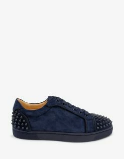 Christian Louboutin Seavaste 2 Orlato Blue Suede Trainers