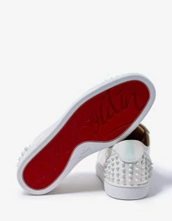 Christian Louboutin Seavaste 2 Orlato Iridescent Leather Trainers