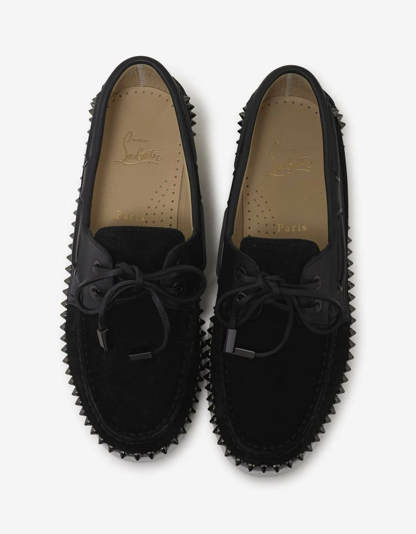 Wholesale π Christian Louboutin Steckel Flat Crosta Wax π₯Ώ Boat Shoes π 7 Christian Louboutin Steckel Flat Crosta Wax Boat Shoes