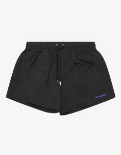 Dsquared2 Clothing Black Icon Short-Length Swim Shorts