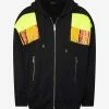 Dsquared2 Black Neon Panelled Hoodie