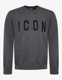 Dsquared2 Grey Icon Sweater