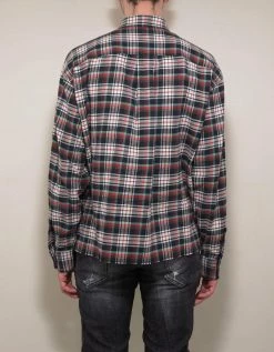 Dsquared2 Clothing Plaid Shirt With Badges