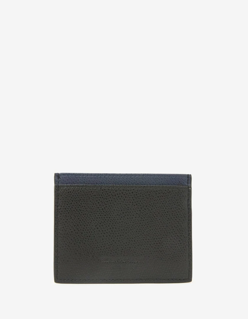 Buy ๐ Emporio Armani Black & Blue Leather Card Holder Accessories ๐งจ 5 Emporio Armani Black & Blue Leather Card Holder Accessories