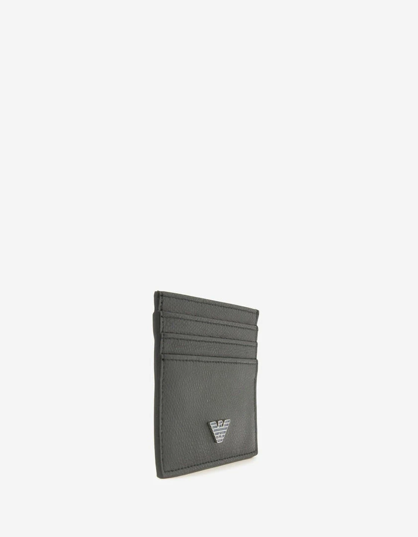 Buy ๐ Emporio Armani Black & Blue Leather Card Holder Accessories ๐งจ 4 Emporio Armani Black & Blue Leather Card Holder Accessories
