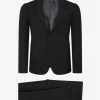 Emporio Armani Clothing Black Two-Piece Formal Suit
