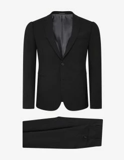 Emporio Armani Clothing Black Two-Piece Formal Suit