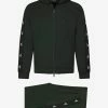 Emporio Armani Green Eagle Logo Tape Tracksuit Clothing