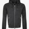 Emporio Armani Grey Grosgrain Trim Hoodie Clothing