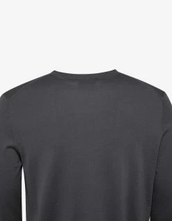 Discount 🎁 Emporio Armani Clothing Grey Logo Embossed Wool Sweater 🤩 13 Emporio Armani Clothing Grey Logo Embossed Wool Sweater