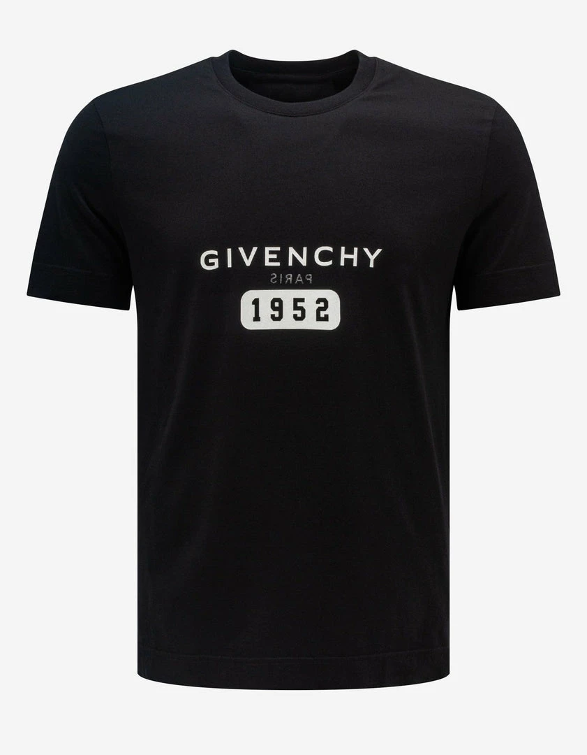 Best Pirce ❤️ Givenchy Black 1952 Reverse Logo T-Shirt ❤️ 3 Givenchy Black 1952 Reverse Logo T-Shirt
