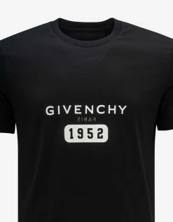 Best Pirce ❤️ Givenchy Black 1952 Reverse Logo T-Shirt ❤️ 9 Givenchy Black 1952 Reverse Logo T-Shirt