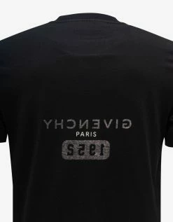 Best Pirce ❤️ Givenchy Black 1952 Reverse Logo T-Shirt ❤️ 11 Givenchy Black 1952 Reverse Logo T-Shirt