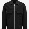 Givenchy Black 4G Jacquard Oversized Denim Jacket Clothing