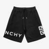 Givenchy Black 4G Logo Sweat Shorts