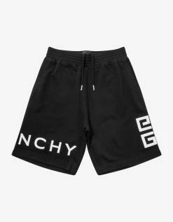 Givenchy Black 4G Logo Sweat Shorts