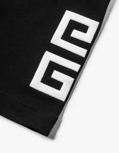 Givenchy Black 4G Logo Sweat Shorts