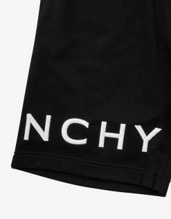 Givenchy Black 4G Logo Sweat Shorts